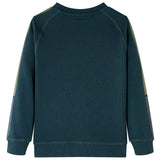 Vidaxl Children's sweater 128 moss green