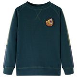 Vidaxl Children's sweater 140 Mossgroen