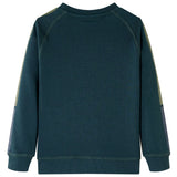 Vidaxl Children's sweater 140 Mossgroen