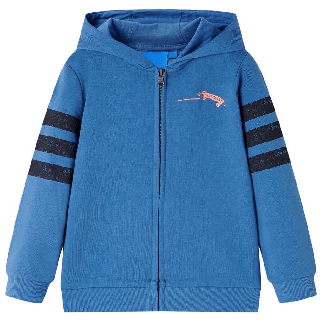 Vidaxl Children's vest with hood 92 blue