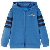 Vidaxl Children's vest with hood 92 blue