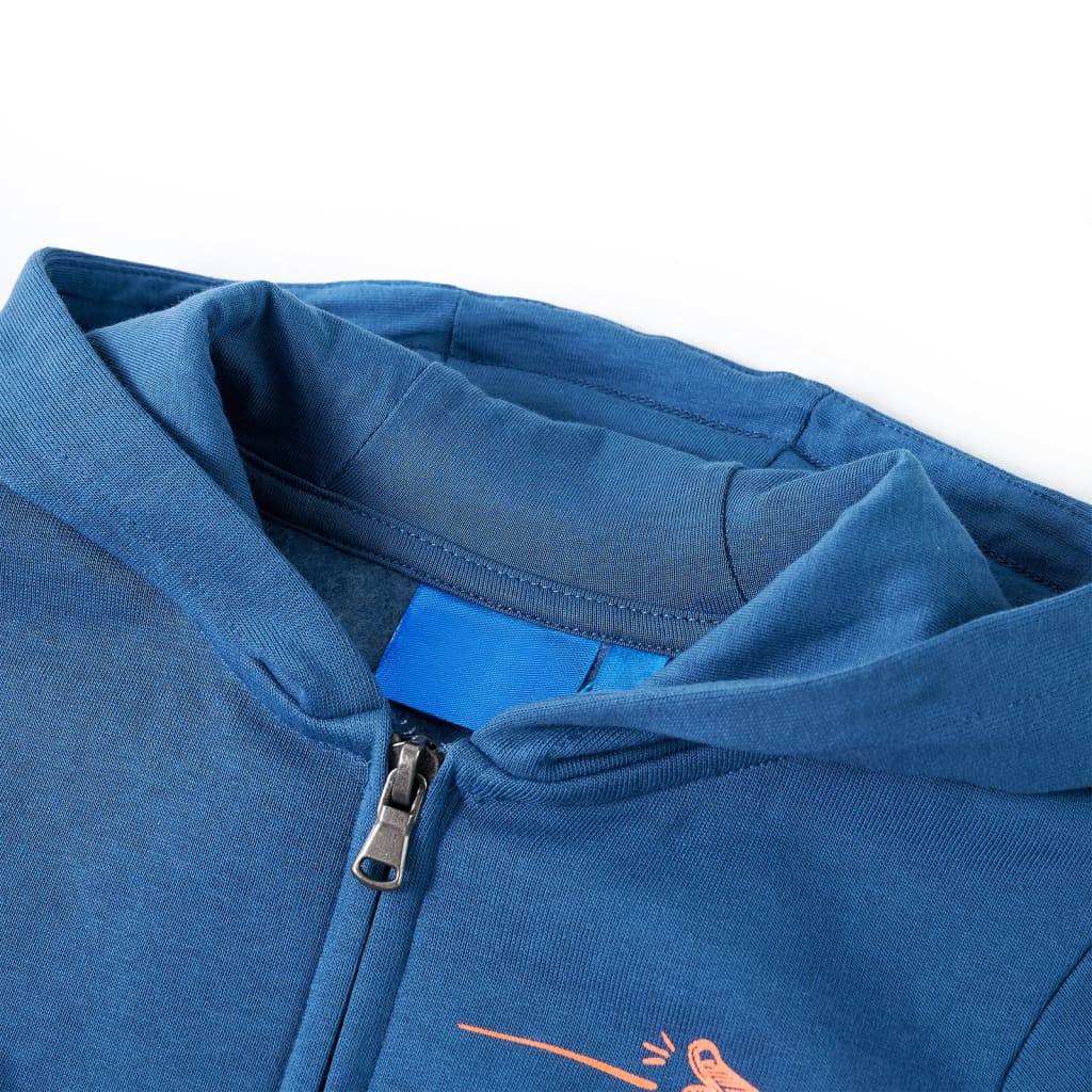 Vidaxl Children's vest with hood 92 blue
