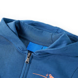 Vidaxl Children's vest with hood 140 blue