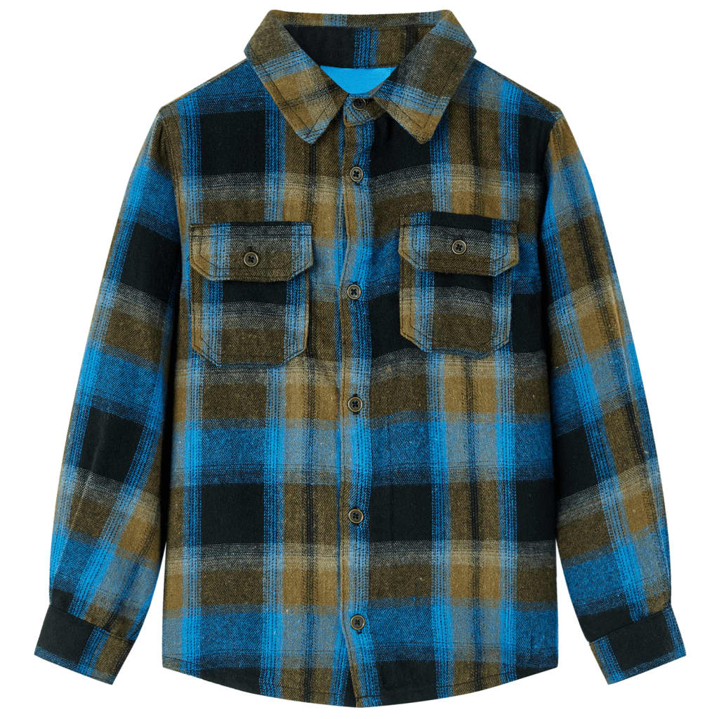 Vidaxl Children's shirt with turned collar 128