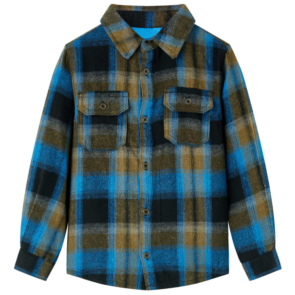 Vidaxl Children's shirt with turned collar 140