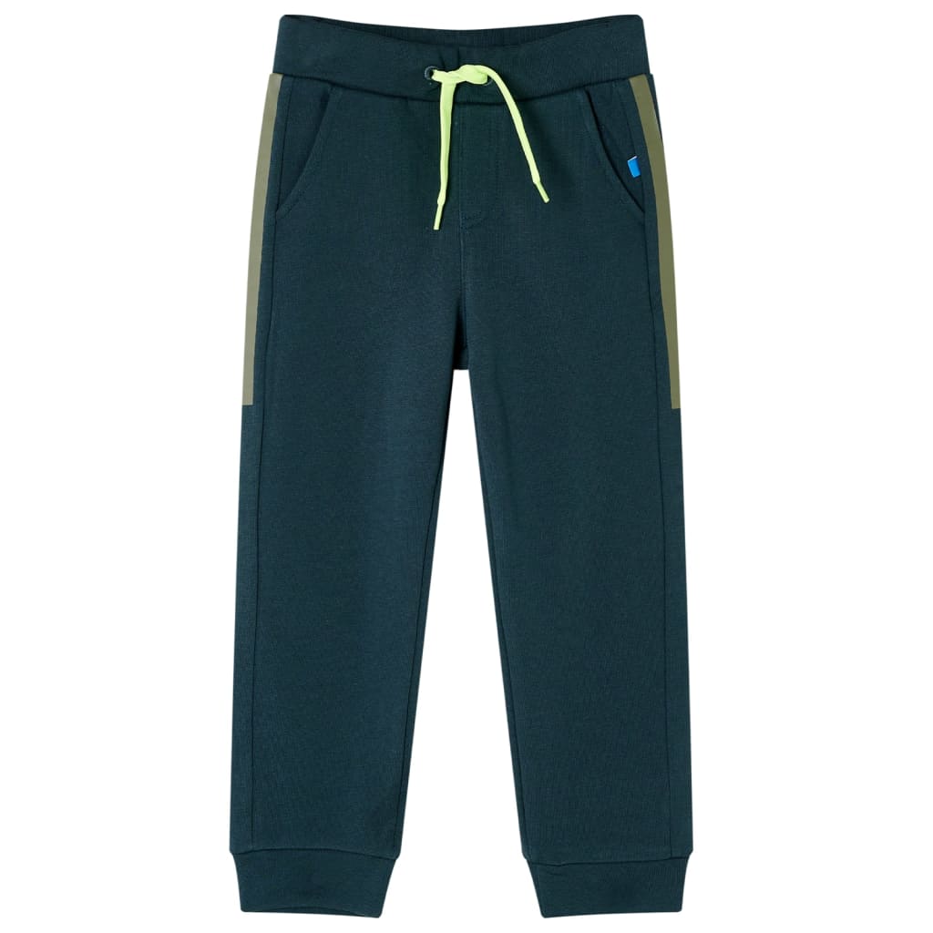 Vidaxl Children's Jogging Pants With RoadString 104 Mossgroen