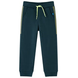Vidaxl Children's Jogging Pants With RoadString 128 Mossgroen