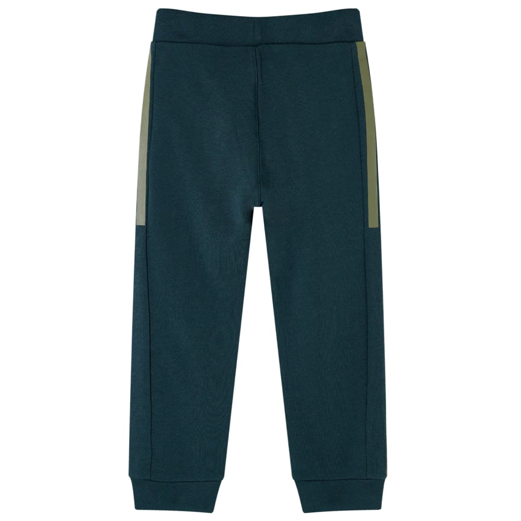 Vidaxl Children's Jogging Pants With RoadString 128 Mossgroen