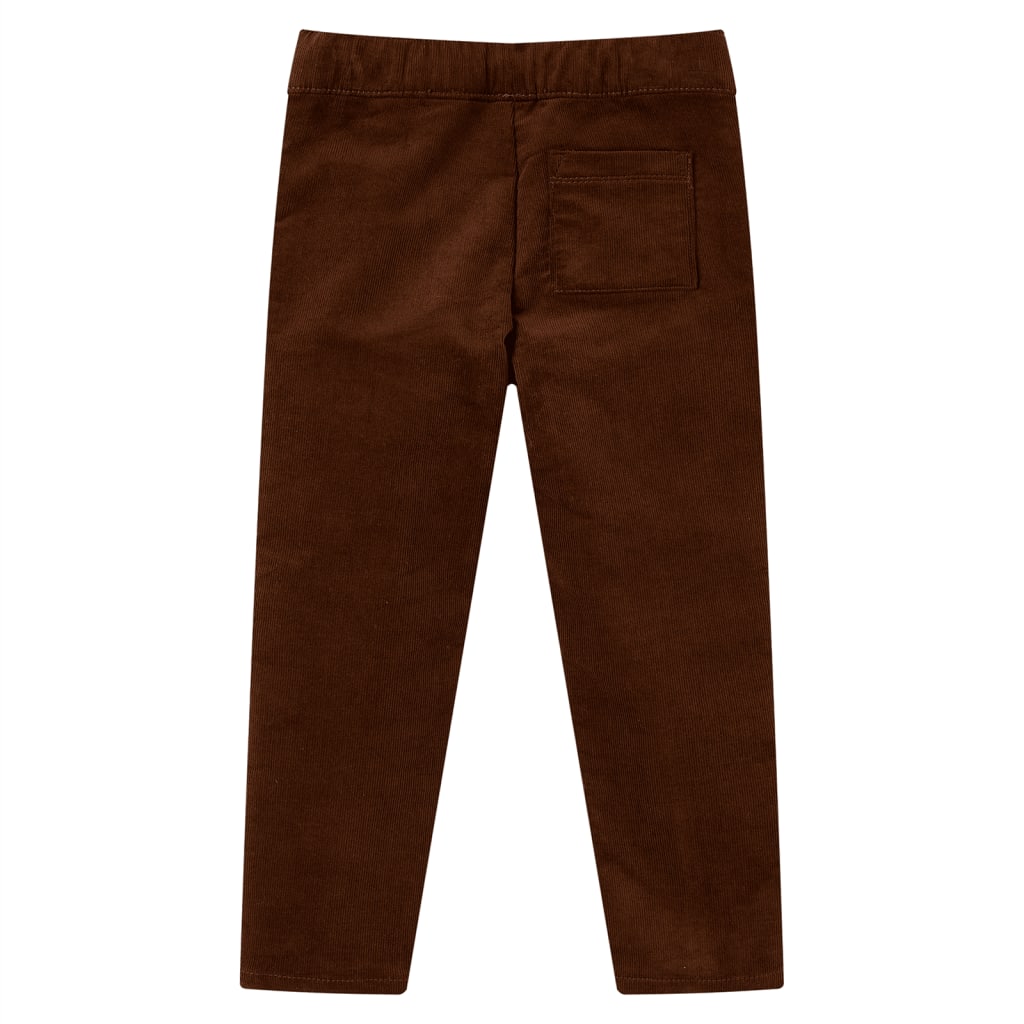 Vidaxl Kinderbroek 128 Cognac colored