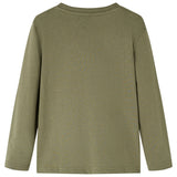 Vidaxl Children's shirt with long sleeves 92 Kakikentig