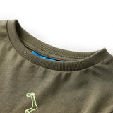 Vidaxl Children's shirt with long sleeves 92 Kakikentig