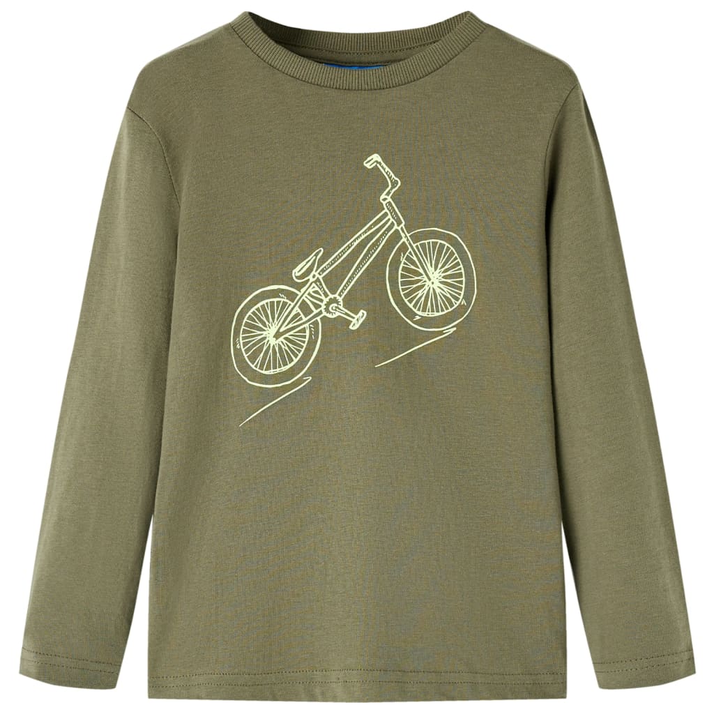 VidaXL children's shirt with long sleeves 116 Kakikentig