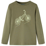 VidaXL children's shirt with long sleeves 116 Kakikentig