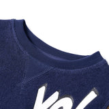 VIDAXL SWEATER BAMBINI 140 Blu marina scuro