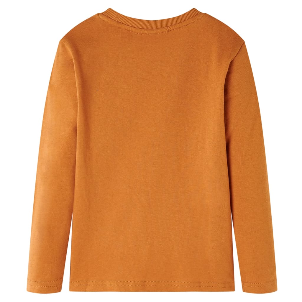 Vidaxl Camisa para niños con mangas largas 104 Donkerokerkligent