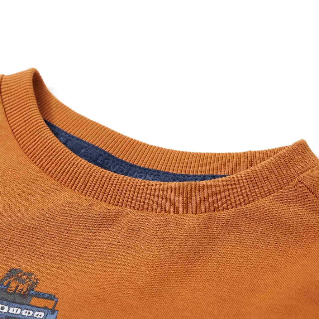 Vidaxl Camisa para niños con mangas largas 104 Donkerokerkligent