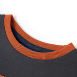 Vidaxl Children's shirt with long sleeves 128 anthracite -colored