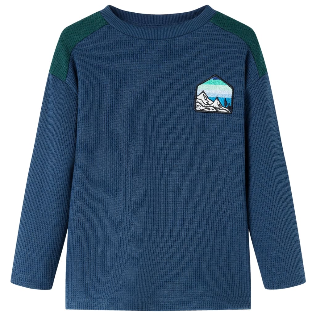 Vidaxl Children's Sweater 104 Navy Blue