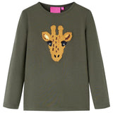 Camicia per bambini Vidaxl con maniche lunghe 104 Cockery
