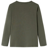 VidaXL children's shirt with long sleeves 128 Kakikentig