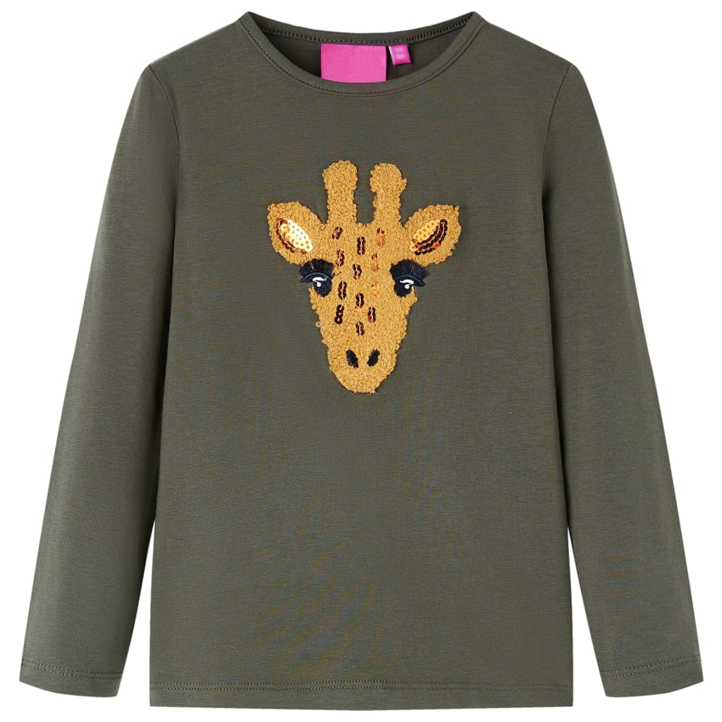 Camicia per bambini Vidaxl con maniche lunghe 140 kack