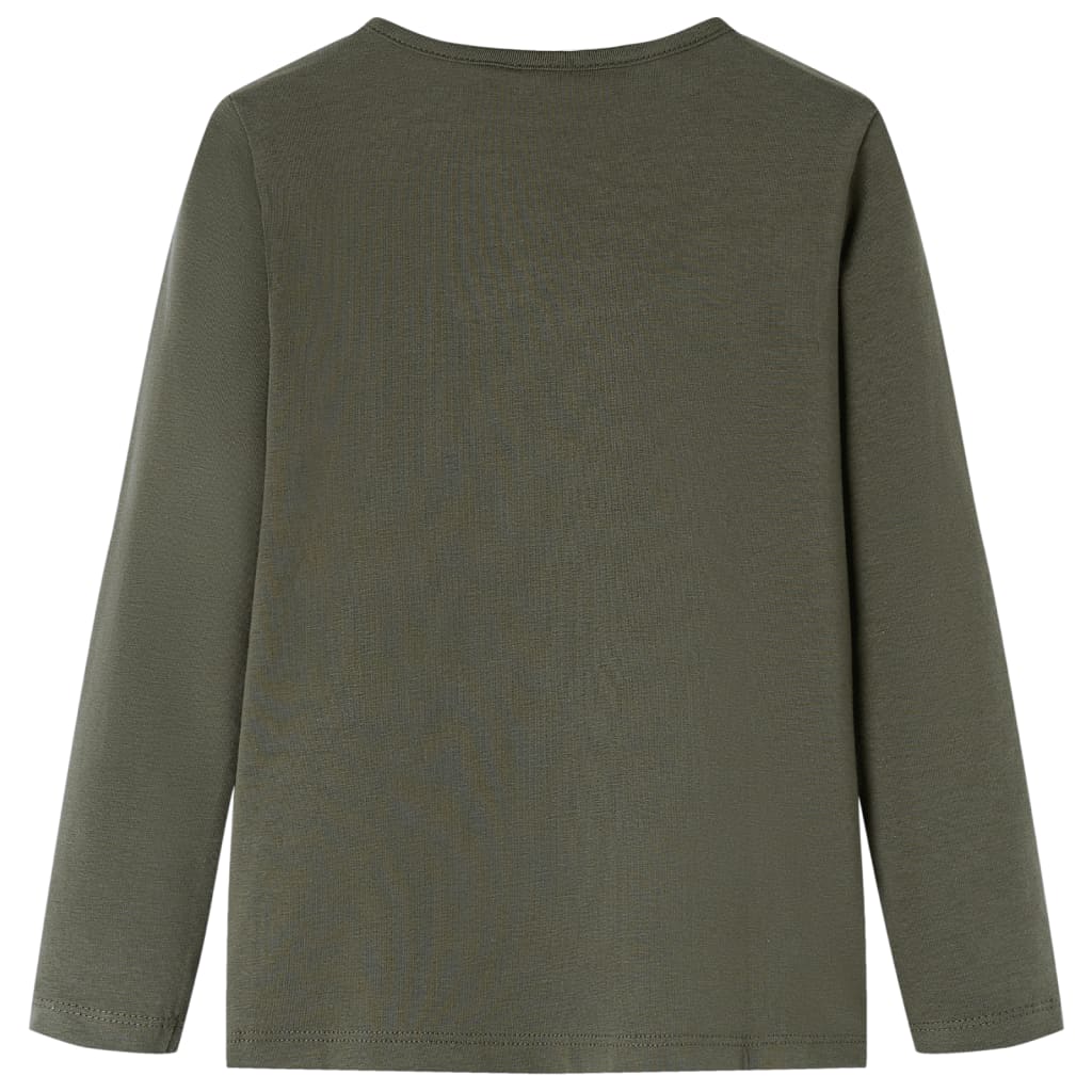 Camicia per bambini Vidaxl con maniche lunghe 140 kack