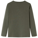 Camicia per bambini Vidaxl con maniche lunghe 140 kack