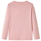 Camicia per bambini Vidaxl con maniche lunghe 140 rosa chiaro