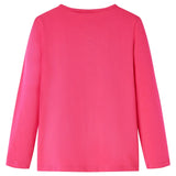 Vidaxl Children's shirt with long sleeves 92 bright pink