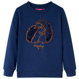 Vidaxl Children's sweater 140 Navy blue