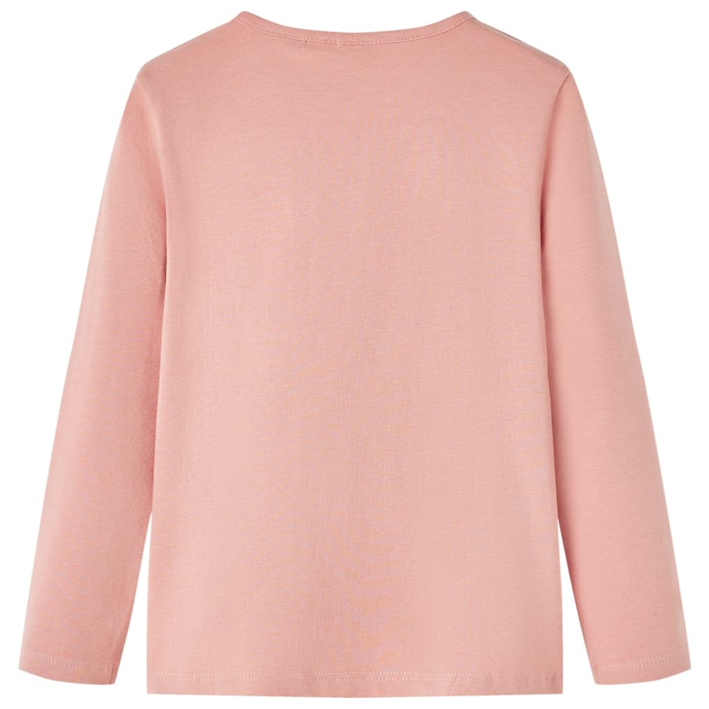 Vidaxl Children's shirt with long sleeves 92 light pink