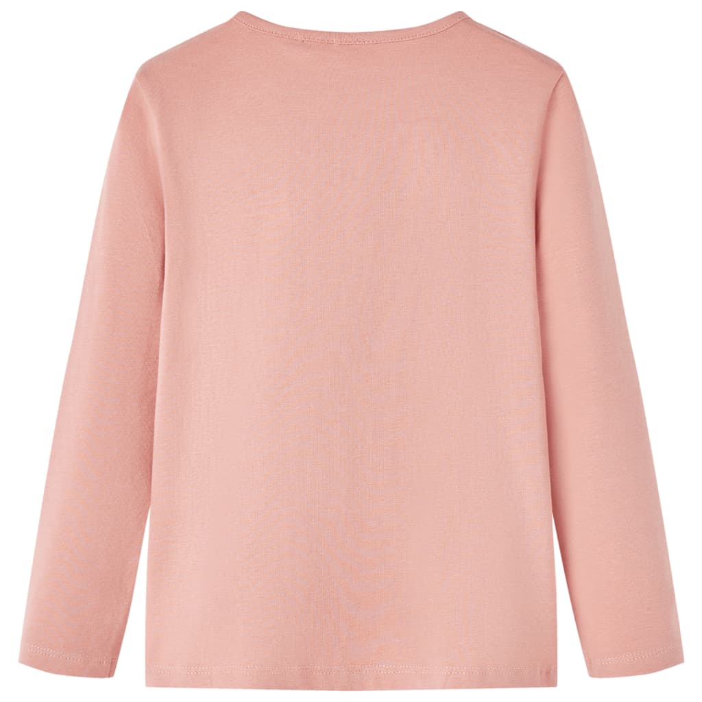 Vidaxl Children's shirt with long sleeves 104 light pink