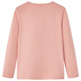 Vidaxl Children's shirt with long sleeves 104 light pink