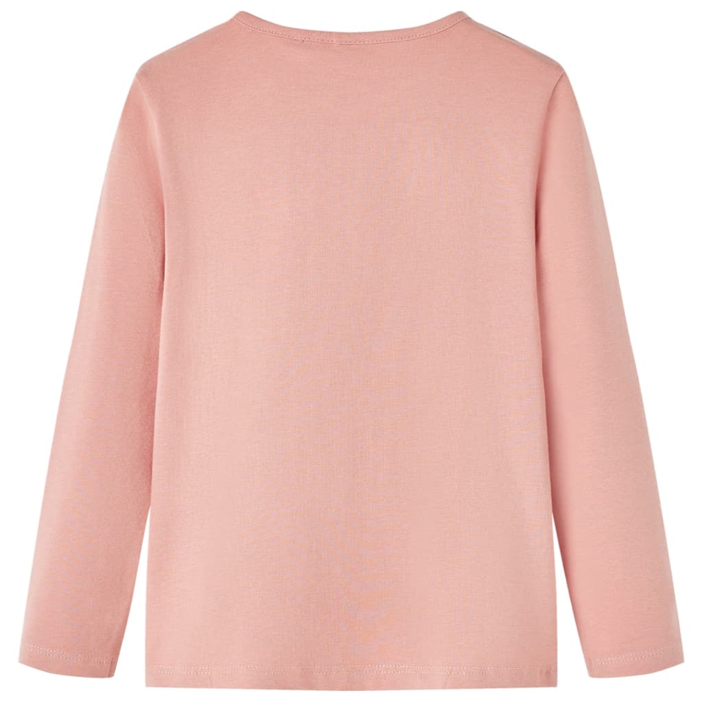 Vidaxl Children's shirt with long sleeves 116 light pink