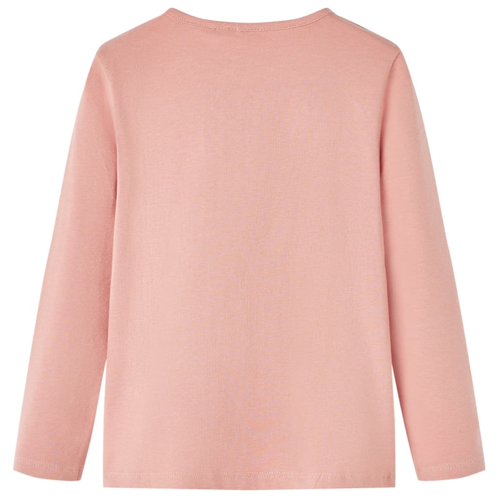 Vidaxl Children's shirt with long sleeves 140 light pink