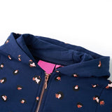 Vidaxl Children's vest with Hooded 104 Navy Blue