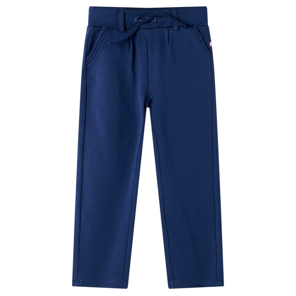 Vidaxl Kinderbroek with drawstring 104 Navy blue
