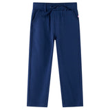 Vidaxl Kinderbroek with drawstring 104 Navy blue