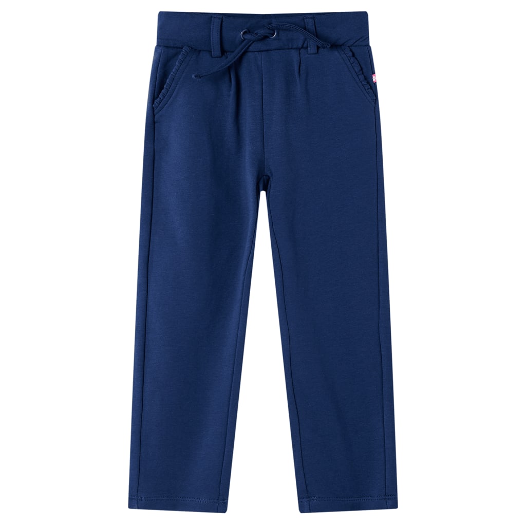 Vidaxl Kinderbroek with drawstring 116 Navy blue