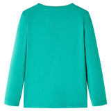 Vidaxl children's shirt with long sleeves 104 bright green