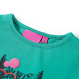 Vidaxl children's shirt with long sleeves 116 bright green