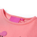 Camicia per bambini Vidaxl con maniche lunghe 104 rosa