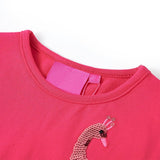 Vidaxl Children's shirt with long sleeves 116 bright pink