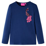 VidaXL children's shirt with long sleeves 92 Navy blue
