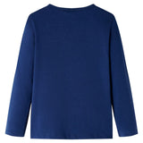 VidaXL children's shirt with long sleeves 92 Navy blue