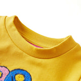 Vidaxl Children's sweater 116 Donkerokerkligent