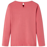 Vidaxl Children's shirt with long sleeves 116 Old pink