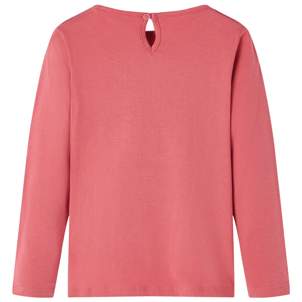 Vidaxl children's shirt with long sleeves 140 old pink