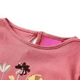 Vidaxl children's shirt with long sleeves 140 old pink