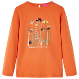 Vidaxl Children's shirt with long sleeves 140 Oranjebruin